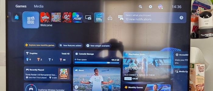 PS5 with PSVR and games