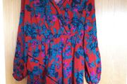 Intropia Rojo Red Print Dress