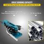 Pipe Bender 3/8 to 1 Inch Pipe Tubing Bender Tube Bender 10 to 25mm Bending Formers Pipe Bender Set 7 Round Dies Size for Copper Brass Aluminum Image 3