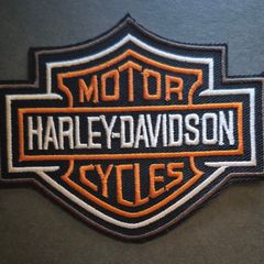Harley Davidson motorcycles, cloth patch.