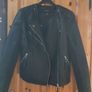 Vera Moda Collarless Biker Jacket faux leather Image 4