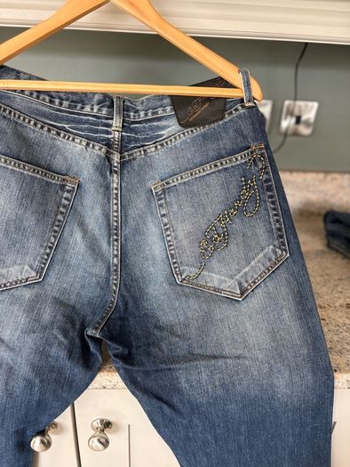 mens jeans x 3 all straight leg size 34 x 34