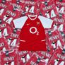 Arsenal retro football jersey Image 2