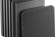 Gym Foam Mat; 24 Pieces; 30.5 x 30.5cm; Black; Non-Slip Interlocking Puzzle Floor Tiles for Home, Exercising, Garage (FREE POSTAGE)