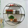 BRAND NEW 3 Tier Floating Wall Mounted Rustic Industrial Wood Metal Shelves Image 2