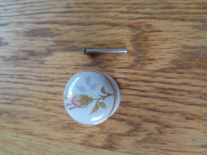 Ceramic Floral Knob for Sale
