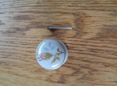 Ceramic Floral Knob for Sale