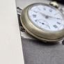 Late 1800s Silver Swiss Made Antique Pocket Watch Image 5