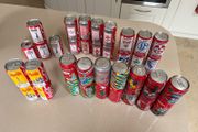 Coca Cola Can Collection 34 cans 90's