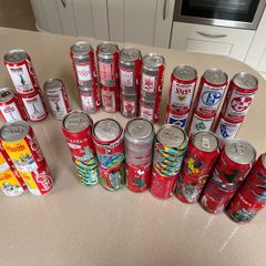 Coca Cola Can Collection 34 cans 90's