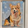 Happy Corgi - oil painting - framed Image 5