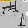Tiltable weights bench plus 2 dumbbells Image 4