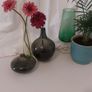 Fabulous Collection of Three Rare Vintage IKEA Hand-Blown Salong Glass Vases designed by Johanna Jelinek, Two Green Colourways, Circa 1990 Image 3