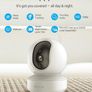 Security Camera Indoor Pan/Tilt, 1080P Baby Pet Monitor with Motion Detection, Auto Tracking, 2-Way Audio, 10m Night Vision, Works with Alexa Image 2