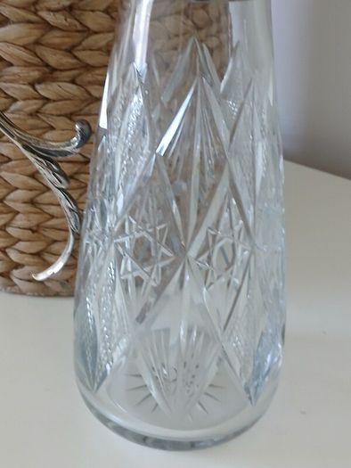 Antique  Crystal Claret Decanter/ Jug