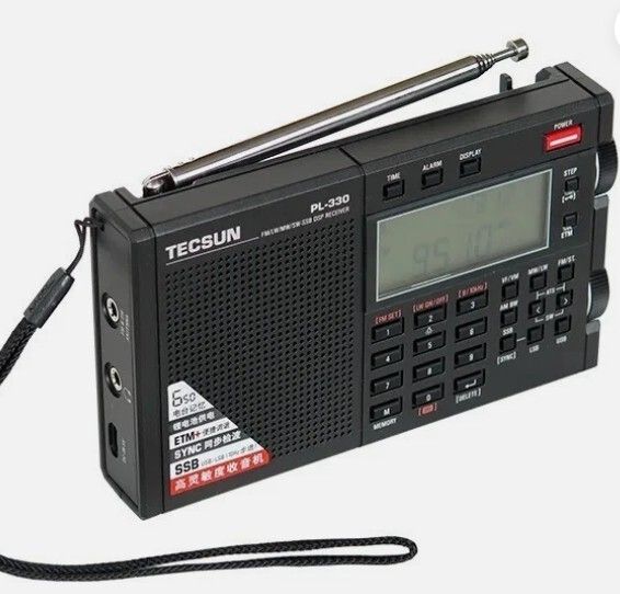 Tecsun PL-330 FM/MW/SW/LW SSB DSP Full-Band Radio Multi-functional Portable Radio New