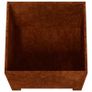 Set of 2 Corten Steel Planters with Legs 40 x 40 x 40 cm Image 5