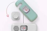 Child Safety Cupboard Locks, Security Latch for Children&amp;Baby, Baby Proof Lock for Kitchen Cupboard Bedroom Cabinet Small Doors, Self Adhesive Type, Eco-Friendly ABS Material for Baby Proofing