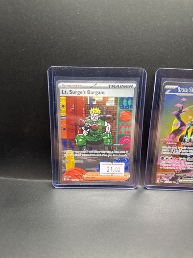 Lt. Surge's Bargain 185/132 | Iron Crown Ex 206/162 Pokemon Cards