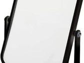 lastic Goods Free Standing Travel or Bathroom Mirror, Black