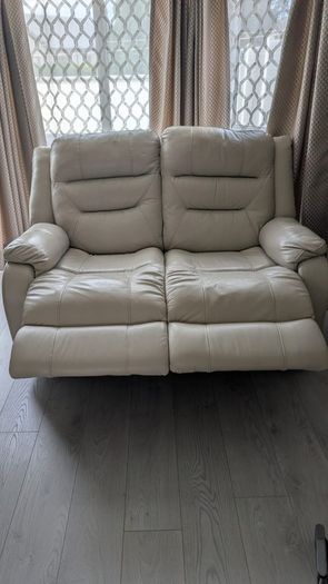 Electric Recliner Leather Sofa