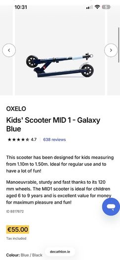 kids scooter foldable