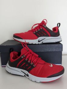 trainers Nike orginal Air Presto, University Red and Black Shoes very comfortable