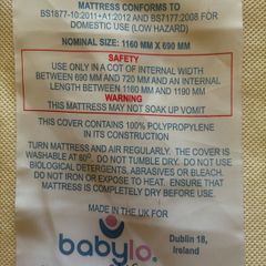 babylo cot mattress