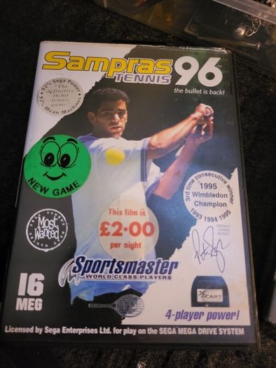 Sega Sampras tennis 96