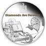 2021 Tuvalu 1 oz Silver Bullion Coin - James Bond Diamonds are Forever 50th Anniversary. Proof. (CoA + Original Box) Image 2