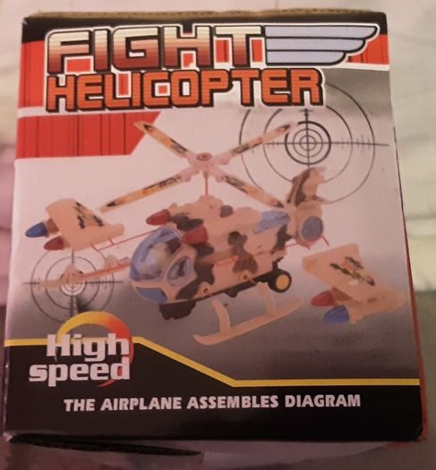 vintage boxed fight helicopter toy
