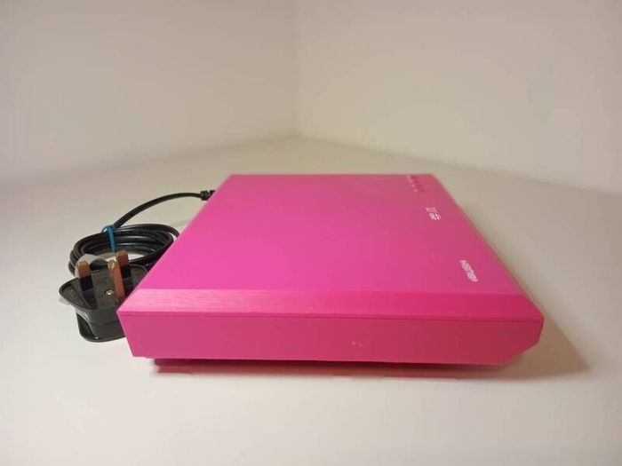 Pink DVD player Bush with universal IR blaster remote