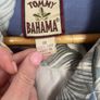 Tommy Bahama 100% Silk Tropical Shirt | Size XL | Blue Leaf Print Image 3