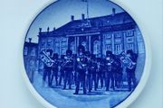 Denmark collectible plate  "Vagtparaden"