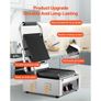 Commercial Panini Grill, 1800W Electric Sandwich Panini Maker, Stainless Steel Sandwichs Press Grill with Handle and Temp Control, 22x23 cm Image 2