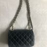 Genuine leather navy bag Image 10