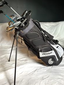 Cleveland Golf Stand Bag - Black/Grey/White
