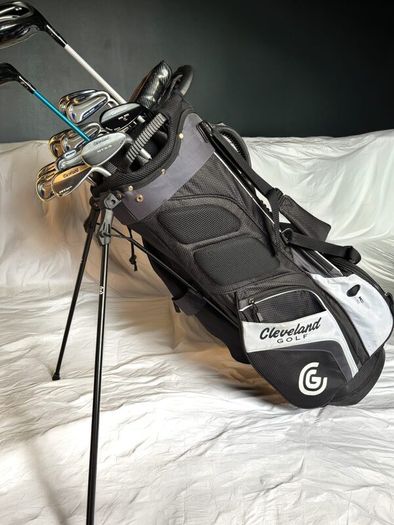 Cleveland Golf Stand Bag - Black/Grey/White