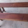 Benches Set of Two Solid Oak Antique Image 6