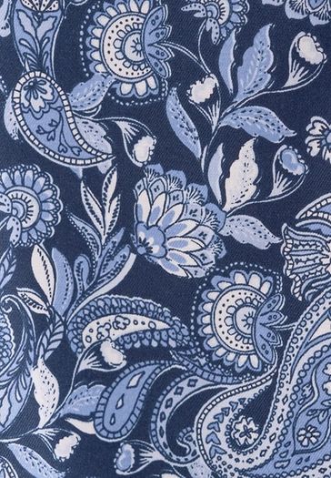 Seidensticker Men's Business Shirt, Paisley Pattern, Slim Fit, Size 44 / XL