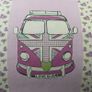 Camper Van Foldaway Jewellery Box with Mirror Image 3