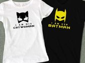 Catwoman And Batman Couple T-shirts For Valentines Day