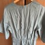 des petits hauts pale sage green midi dress size 1 (8-10) Image 6