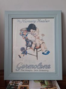 Framed Vintage Germolene Print