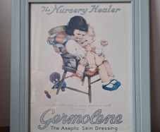 Framed Vintage Germolene Print