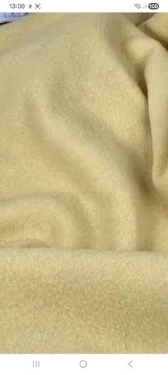 Vintage Yellow Wool Blanket