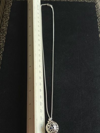 silver necklace