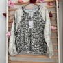 blouse Bnwt Irish brand No2moro size 12 khaki patterned long sleeve top Image 4
