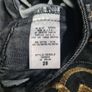 womens GUESS PREMIUM Bootcut black stretchy denim jeans gold embroidery  Size W 32 L 30 A1 Image 9