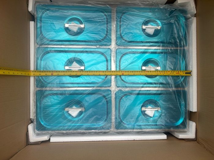 NEW 6 Pan Commercial Food Warmer Electric Steam Table 1200W Professional Countertop for Restaurant 220v